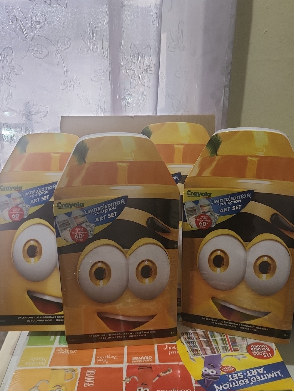 Crayola Minions Limited Edition Art Set  Multi Color Set. 8 Bx Bundle $60